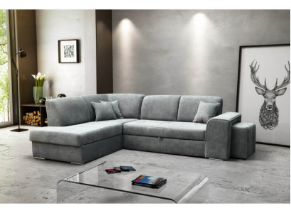 Corner sofa fabric sofa modern L shaped sofa gray design sofa modern couch suite